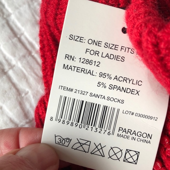 NWT Christmas Santa Socks - Picture 2 of 8